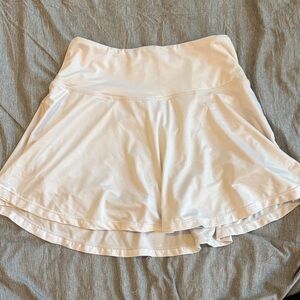 White Athletic Skort